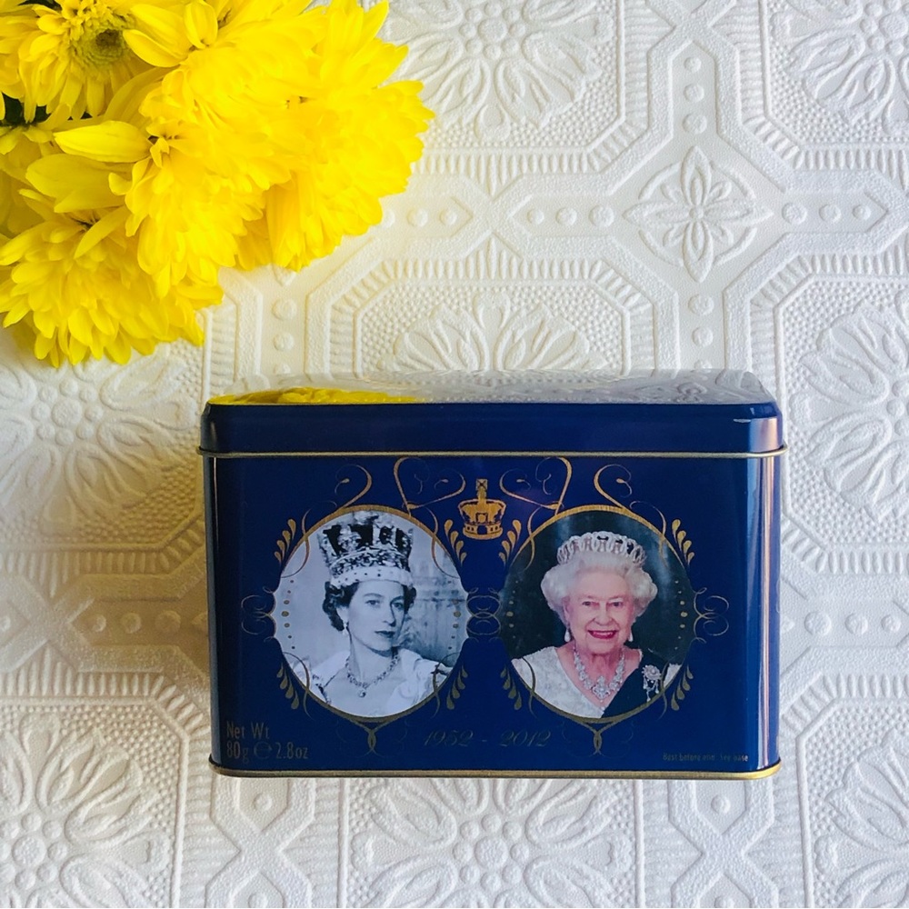 Queen Elizabeth Tin Storage Container